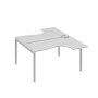 А4 С2 181 СЕ (Серый/Серый) Рабочая станция опоры DUE столы 2х140 Классика