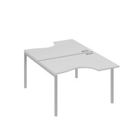 А4 С2 183 СЕ (Серый/Серый) Рабочая станция опоры DUE столы 2х120 Классика