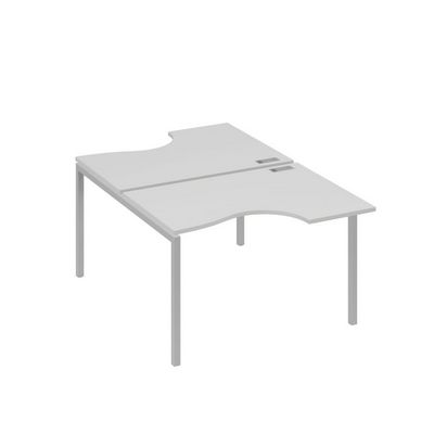 А4 С2 183 СЕ (Серый/Серый) Рабочая станция опоры DUE столы 2х120 Классика