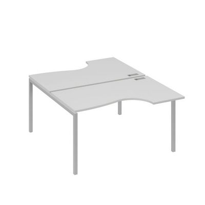 А4 С2 184 СЕ (Серый/Серый) Рабочая станция опоры DUE столы 2х140 Классика