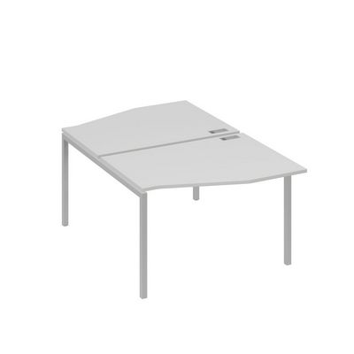 А4 С2 189 СЕ (Серый/Серый) Рабочая станция каркас DUE столы 2х120 Техно