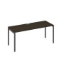 А4 А2 016 ВТ (Венге темный/Антрацит) Стол письменный на металлокаркасе DUE