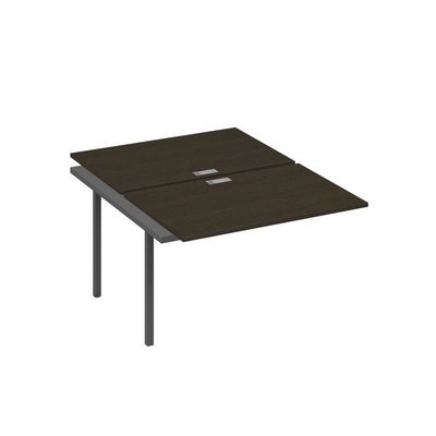 А4 А2 176-1 ВТ (Венге темный/Антрацит) Секция станции на металлокаркасе DUE 2х120