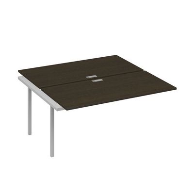 А4 С2 178-1 ВТ (Венге темный/Серый) Секция станции на металлокаркасе DUE 2х160