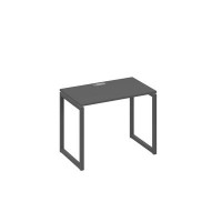 А4 А4 002 АР (Антрацит премиум/Антрацит) Стол письменный на металлокаркасе QUATTRO
