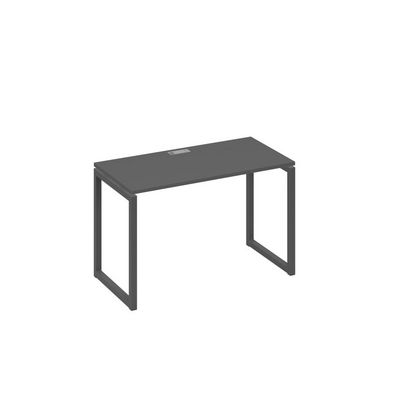 А4 А4 003 АР (Антрацит премиум/Антрацит) Стол письменный на металлокаркасе QUATTRO