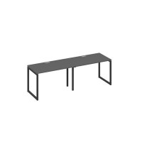 А4 А4 013-2 АР (Антрацит премиум/Антрацит) Рабочая станция 2х120 опоры QUATTRO