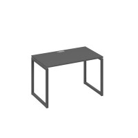 А4 А4 013 АР (Антрацит премиум/Антрацит) Стол письменный на металлокаркасе QUATTRO
