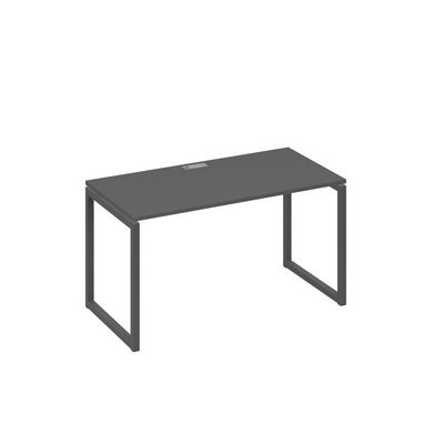 А4 А4 014 АР (Антрацит премиум/Антрацит) Стол письменный на металлокаркасе QUATTRO