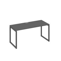 А4 А4 015 АР (Антрацит премиум/Антрацит) Стол письменный на металлокаркасе QUATTRO