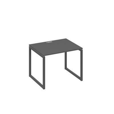 А4 А4 022 АР (Антрацит премиум/Антрацит) Стол письменный на металлокаркасе QUATTRO