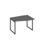 А4 А4 062 АР (Антрацит премиум/Антрацит) Стол эргономичный правый "Техно" на металлокаркасе QUATTRO