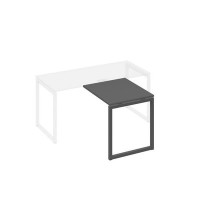 А4 А4 073 АР (Антрацит премиум/Антрацит) Брифинг-приставка с каркасом QUATTRO