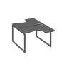 А4 А4 180 АР (Антрацит премиум/Антрацит) Рабочая станция опоры QUATTRO столы 2х120 Классика