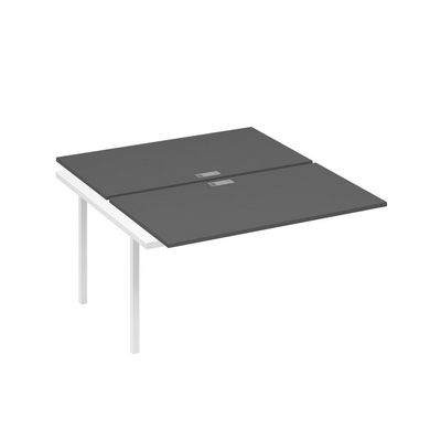 А4 Б4 177-1 АР (Антрацит премиум/Белый) Секция станции на металлокаркасе QUATTRO 2х140