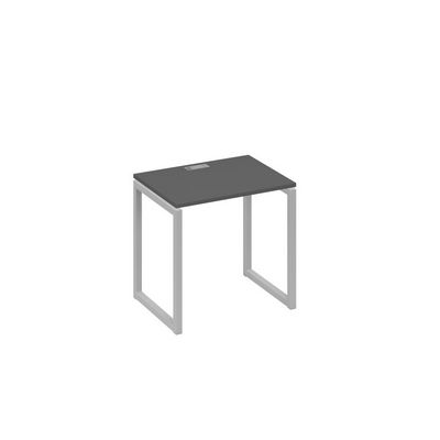 А4 С4 001 АР (Антрацит премиум/Серый) Стол письменный на металлокаркасе QUATTRO