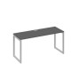 А4 С4 005 АР (Антрацит премиум/Серый) Стол письменный на металлокаркасе QUATTRO