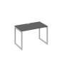 А4 С4 013 АР (Антрацит премиум/Серый) Стол письменный на металлокаркасе QUATTRO