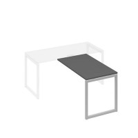 А4 С4 074 АР (Антрацит премиум/Серый) Брифинг-приставка с каркасом QUATTRO