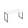 А4 А4 046 БП (Белый премиум/Антрацит) Стол эргономичный правый "Классика" на металлокаркасе QUATTRO