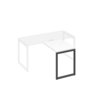 А4 А4 071 БП (Белый премиум/Антрацит) Брифинг-приставка с каркасом QUATTRO