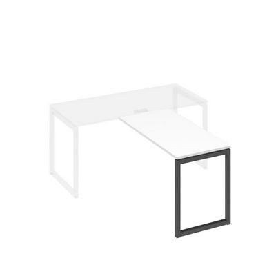 А4 А4 072 БП (Белый премиум/Антрацит) Брифинг-приставка с каркасом QUATTRO