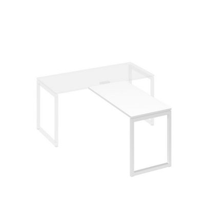 А4 Б4 072 БП (Белый премиум/Белый) Брифинг-приставка с каркасом QUATTRO