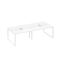 А4 Б4 171-2 БП (Белый премиум/Белый) Станция 4х140 рабочая с металлокаркасом QUATTRO