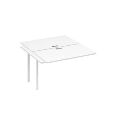 А4 Б4 173-1 БП (Белый премиум/Белый) Секция станции на металлокаркасе QUATTRO 2х120