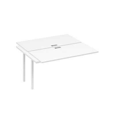 А4 Б4 174-1 БП (Белый премиум/Белый) Секция станции на металлокаркасе QUATTRO 2х140