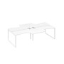 А4 Б4 181-2 БП (Белый премиум/Белый) Рабочая станция QUATTRO столы 4х140 Классика