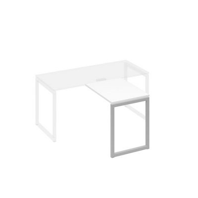 А4 С4 071 БП (Белый премиум/Серый) Брифинг-приставка с каркасом QUATTRO