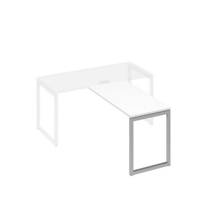 А4 С4 072 БП (Белый премиум/Серый) Брифинг-приставка с каркасом QUATTRO