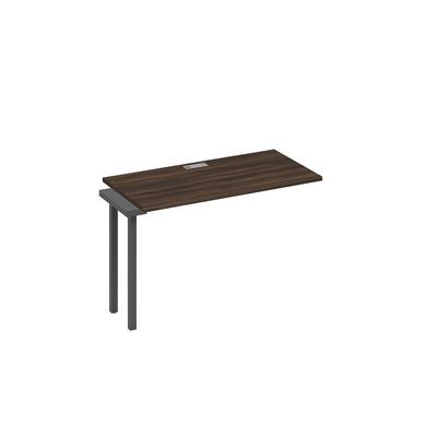 А4 А4 003-1 ДР (Дуб ристретто/Антрацит) Секция стола 120 рабочей станции на каркасе QUATTRO