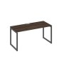 А4 А4 015 ДР (Дуб ристретто/Антрацит) Стол письменный на металлокаркасе QUATTRO