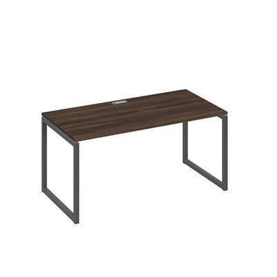 А4 А4 026 ДР (Дуб ристретто/Антрацит) Стол письменный на металлокаркасе QUATTRO