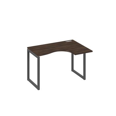 А4 А4 032 ДР (Дуб ристретто/Антрацит) Стол эргономичный правый "Классика" на металлокаркасе QUATTRO