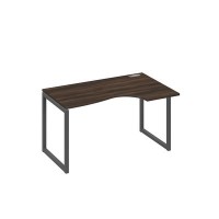 А4 А4 044 ДР (Дуб ристретто/Антрацит) Стол эргономичный правый "Классика" на металлокаркасе QUATTRO