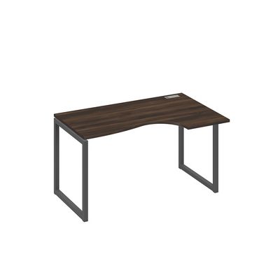 А4 А4 044 ДР (Дуб ристретто/Антрацит) Стол эргономичный правый "Классика" на металлокаркасе QUATTRO