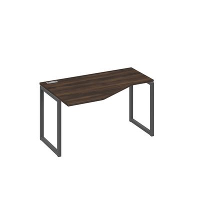 А4 А4 053 ДР (Дуб ристретто/Антрацит) Стол эргономичный левый "Техно" на металлокаркасе QUATTRO