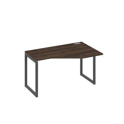 А4 А4 054 ДР (Дуб ристретто/Антрацит) Стол эргономичный правый "Техно" на металлокаркасе QUATTRO