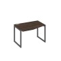 А4 А4 061 ДР (Дуб ристретто/Антрацит) Стол эргономичный левый "Техно" на металлокаркасе QUATTRO