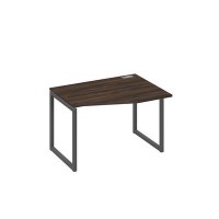 А4 А4 062 ДР (Дуб ристретто/Антрацит) Стол эргономичный правый "Техно" на металлокаркасе QUATTRO