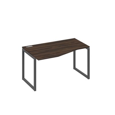 А4 А4 063 ДР (Дуб ристретто/Антрацит) Стол эргономичный левый "Техно" на металлокаркасе QUATTRO