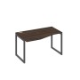 А4 А4 063 ДР (Дуб ристретто/Антрацит) Стол эргономичный левый "Техно" на металлокаркасе QUATTRO