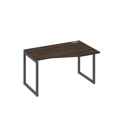 А4 А4 064 ДР (Дуб ристретто/Антрацит) Стол эргономичный правый "Техно" на металлокаркасе QUATTRO