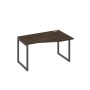 А4 А4 064 ДР (Дуб ристретто/Антрацит) Стол эргономичный правый "Техно" на металлокаркасе QUATTRO