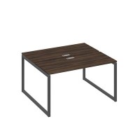 А4 А4 171 ДР (Дуб ристретто/Антрацит) Рабочая станция на каркасе QUATTRO столы 2х140