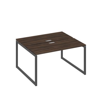 А4 А4 171 ДР (Дуб ристретто/Антрацит) Рабочая станция на каркасе QUATTRO столы 2х140