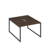 А4 А4 173 ДР (Дуб ристретто/Антрацит) Рабочая станция на каркасе QUATTRO столы 2х120